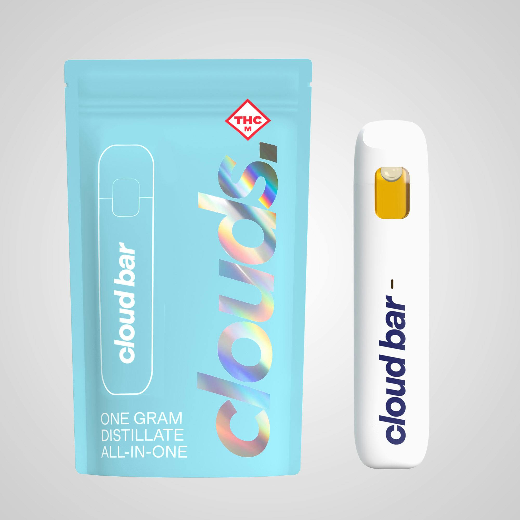Photograph of product: White Gushers Cloud Bar