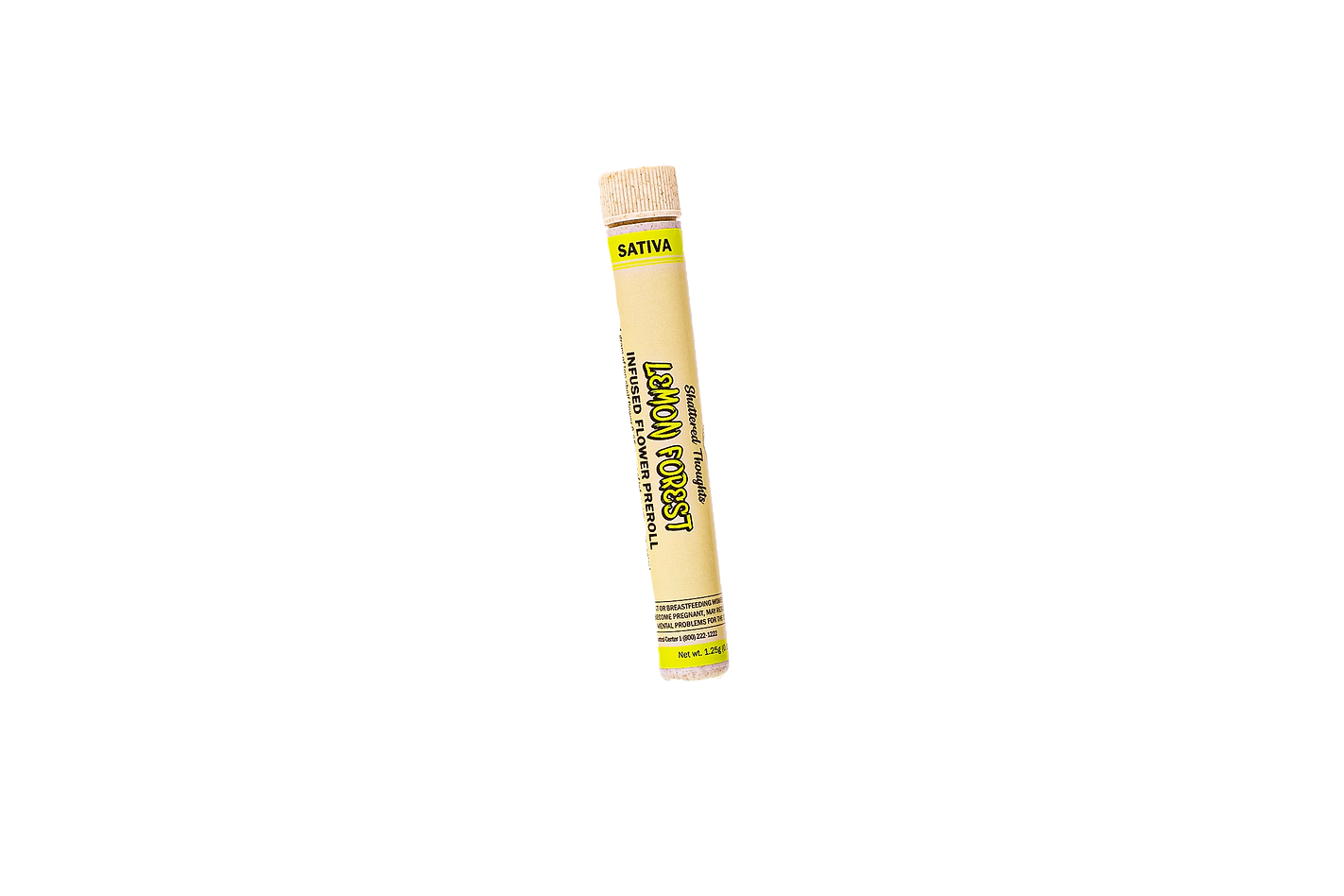 Photograph of product: Shattered Thoughts - Pink Pineapple 1.25g Infused Flower Preroll