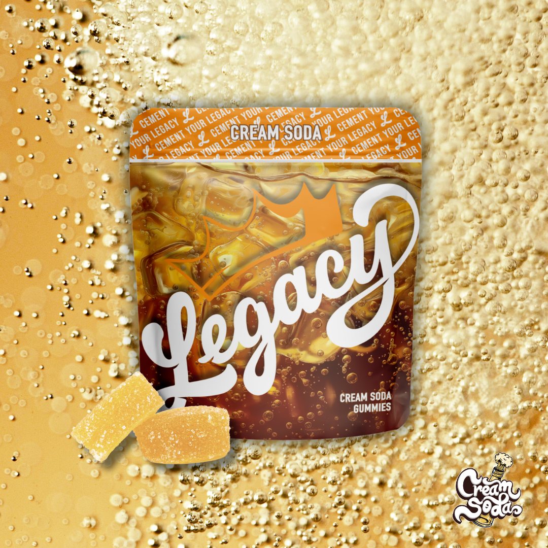 Photograph of product: CREAM SODA GUMMIES | 10PK | 100MG