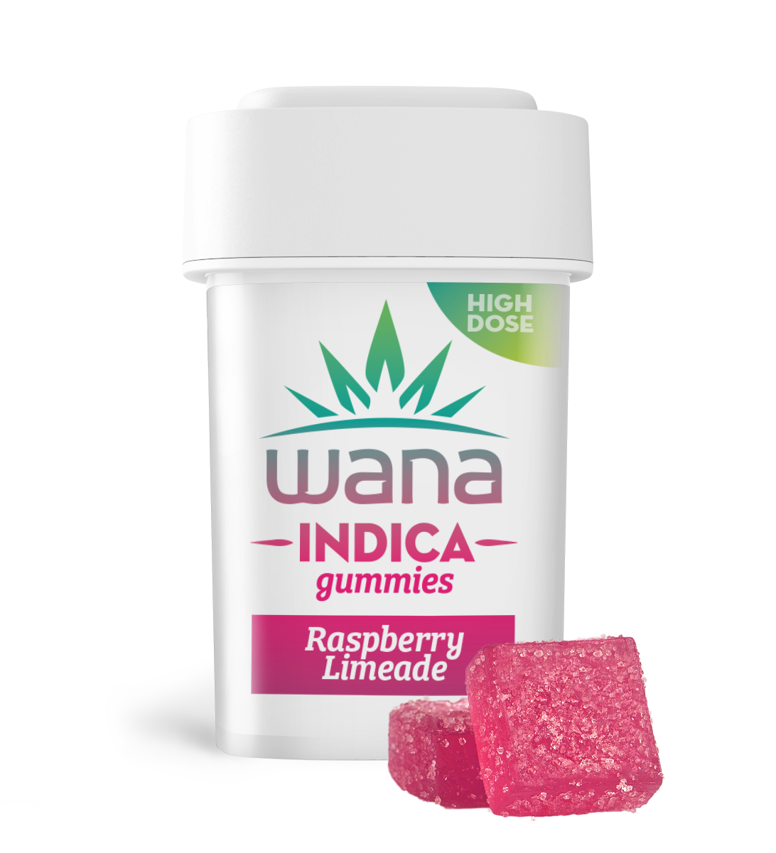 Photograph of product: Classic Raspberry Limeade High-Dose Oui'd Gummies [20 Pack] | 1000mg
