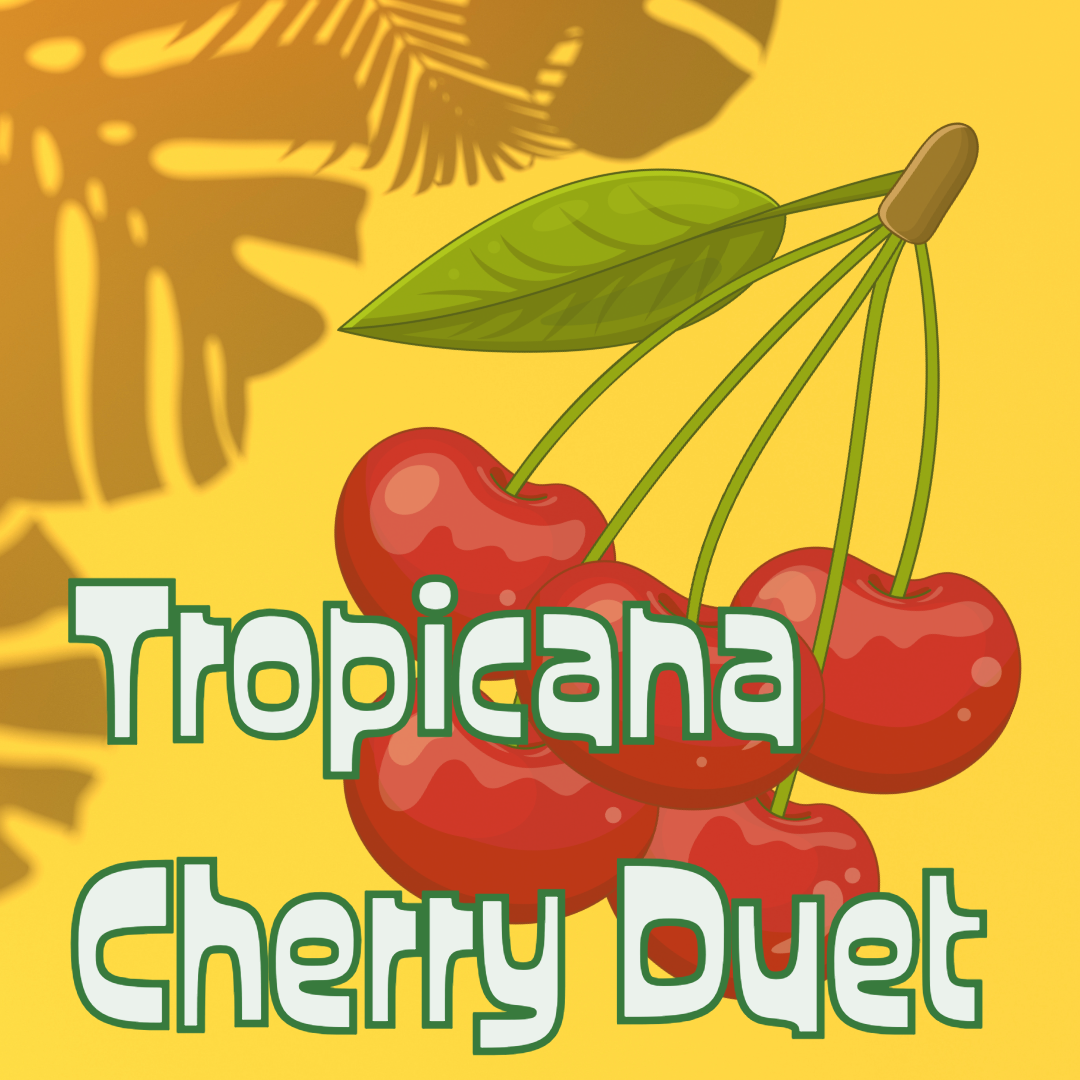 Photograph of product: Jayne Farms | Tropicana Cherries Duet | Bulk | Oui'd - 7g