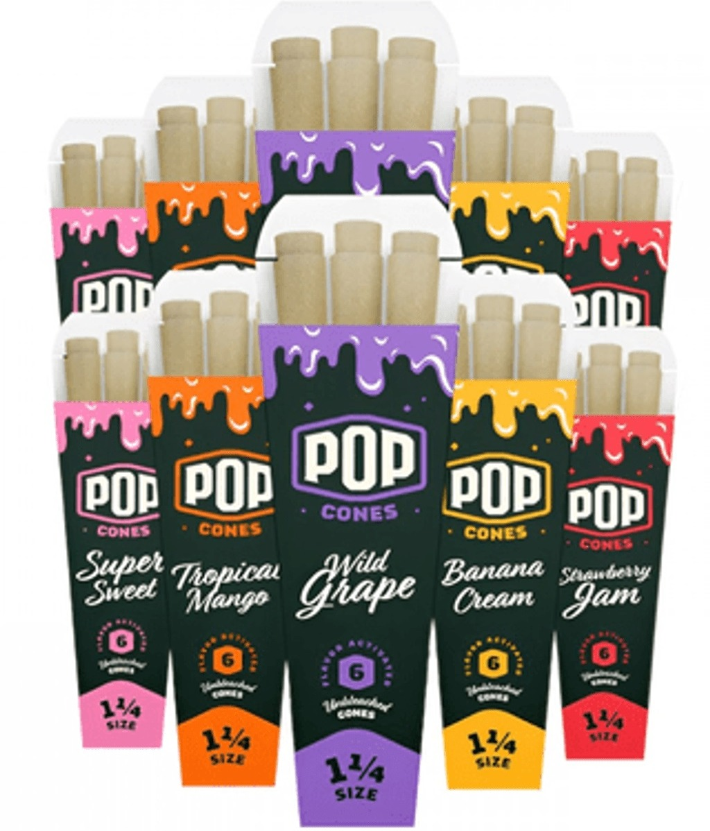 Photograph of product: POP 6pk Cones Banana Cream