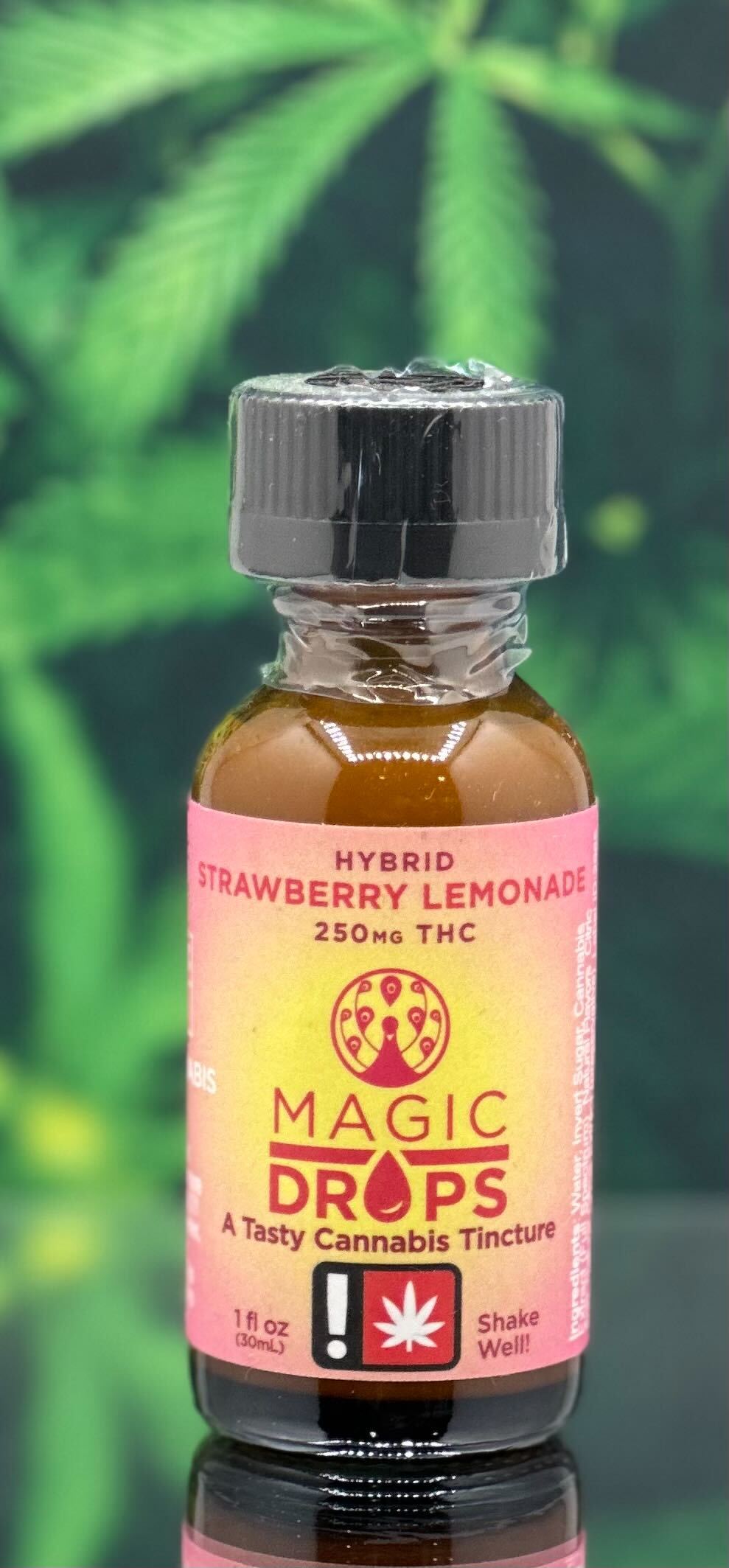 Photograph of product: Flavored Live Resin Tincture | Strawberry Lemonade | 1floz