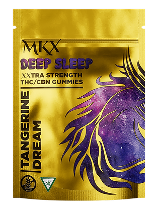 Photograph of product: MKX | Tangerine Dream | 200mg Deep Sleep CBN Gummies