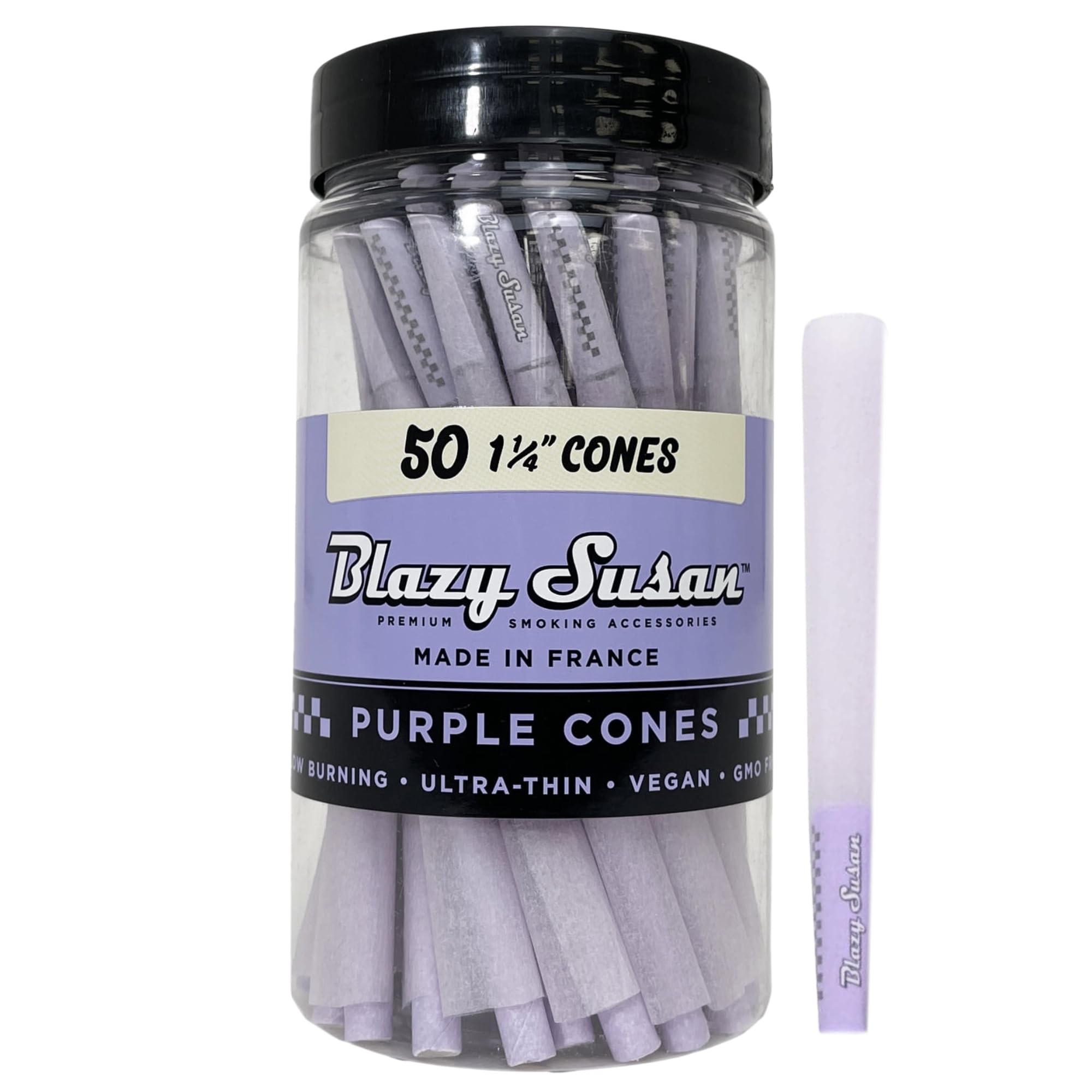 Photograph of product: Purple Cones | 1" 1/4 (50ct)