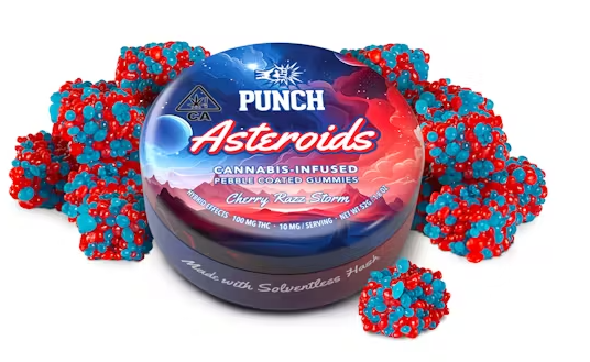 Photograph of product: Punch Extracts Cherry Razz Storm Solventless Asteroids 100mg