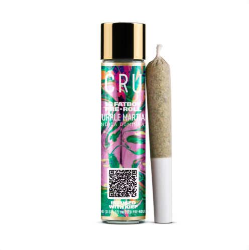 Photograph of Product: CRU | Purple Martian | Fat Boy Infused Pre Roll