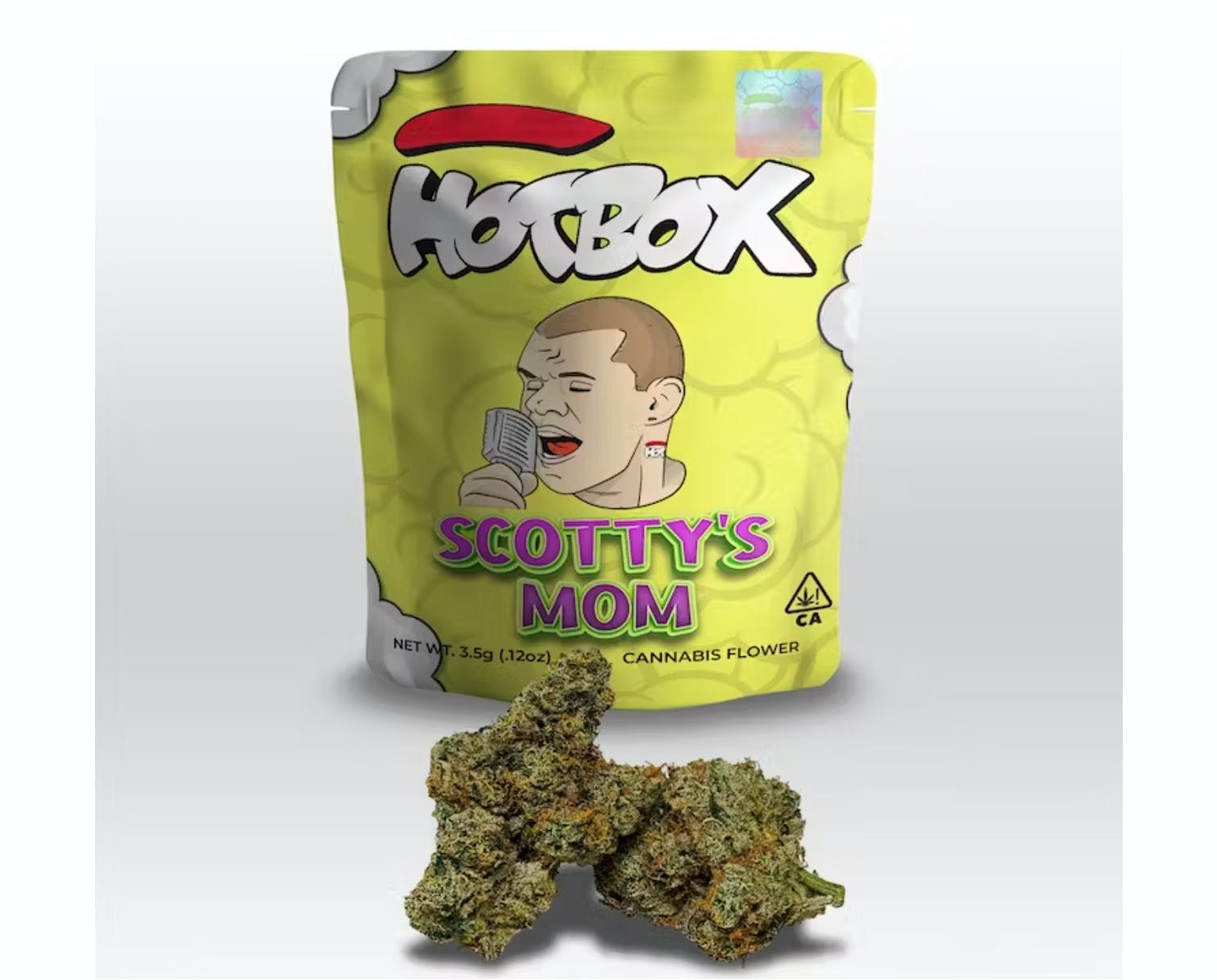 Photograph of product: Hotbox - Scotty's Mom 3.5G - 3.5 grams