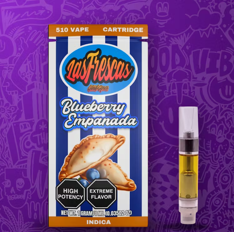 Photograph of product: Head Space - Las Frescas - 1g Cart - Blueberry Empanada (I)