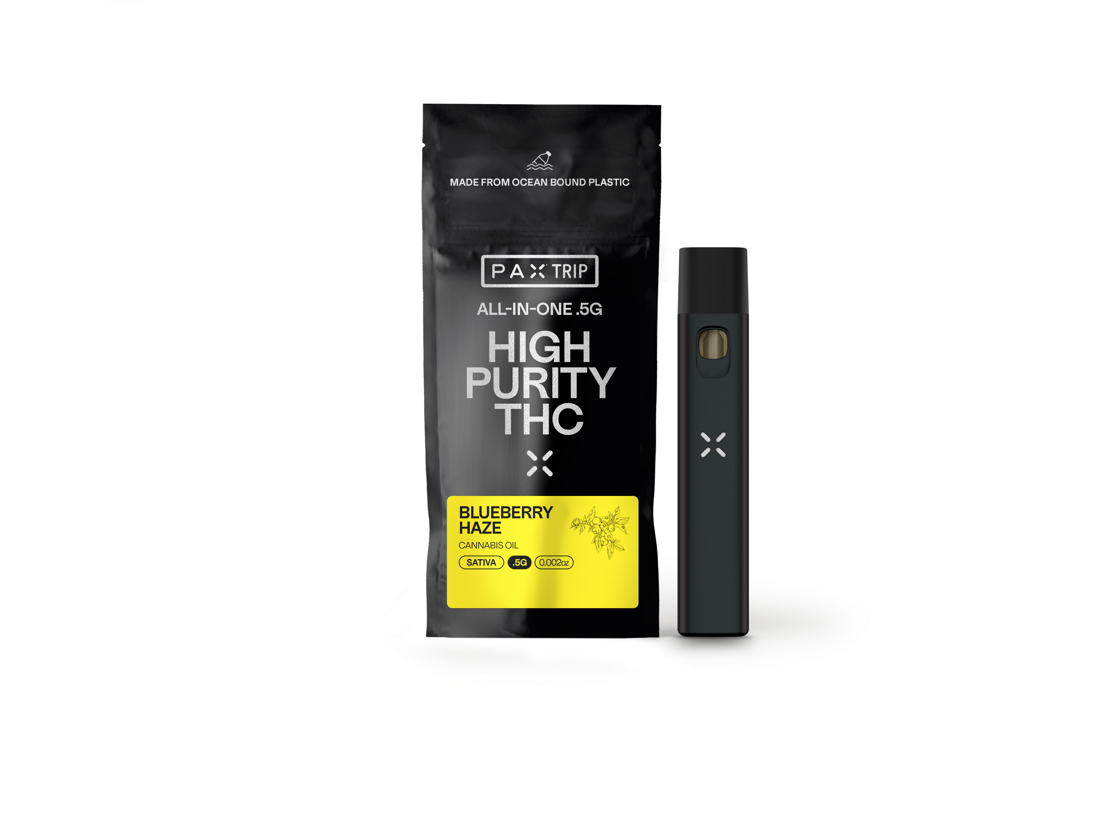 Photograph of product: Blueberry Haze | 0.5g | Disposable Vape