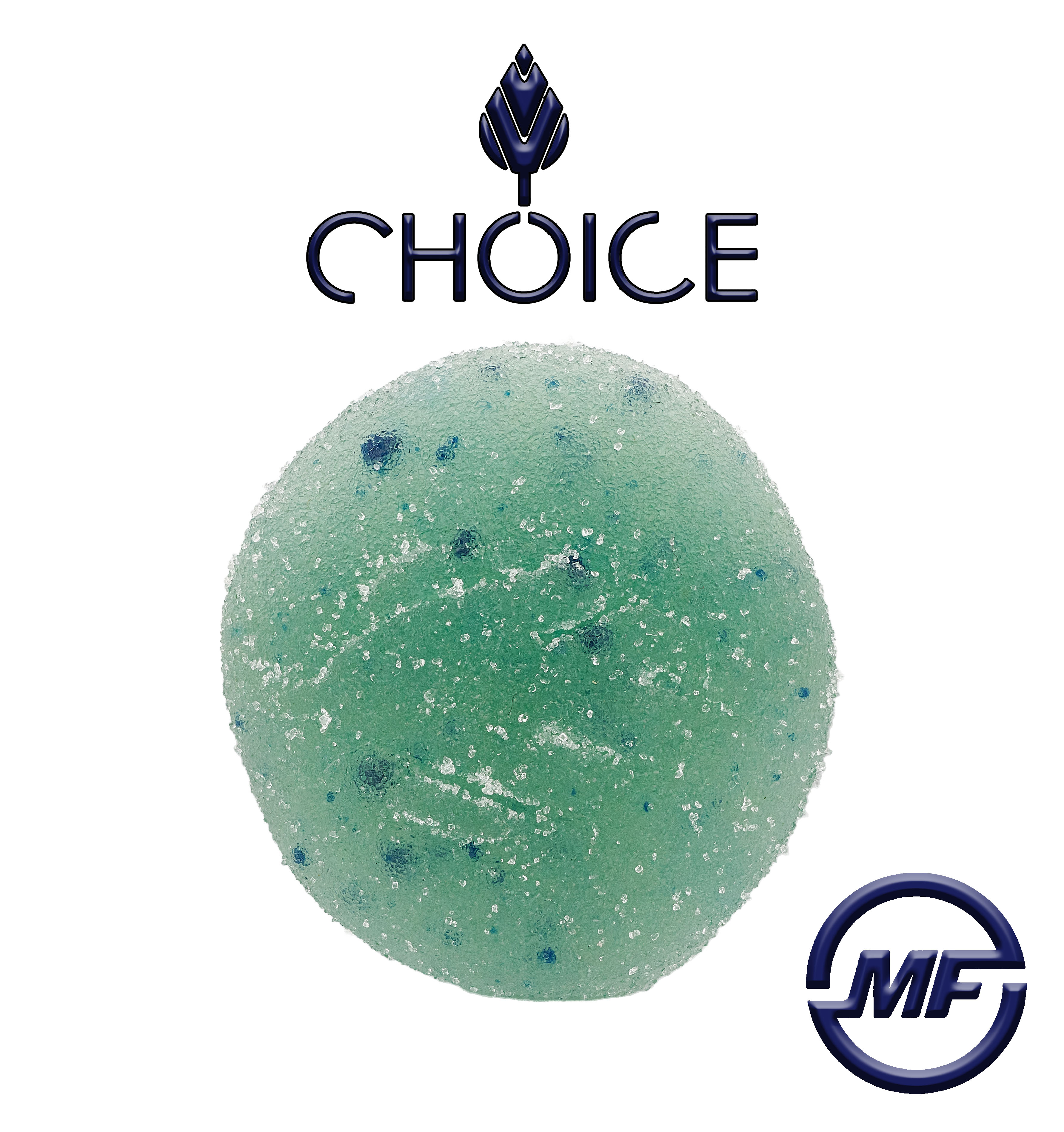 Photograph of product: Choice | Super Sour Blue Razz Chews | 200mg