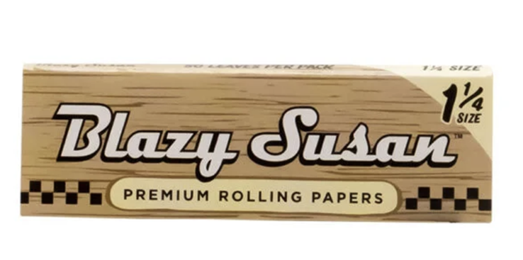 Photograph of product: Blazy  Susan Unbleached Rolling Papers 1 1/4