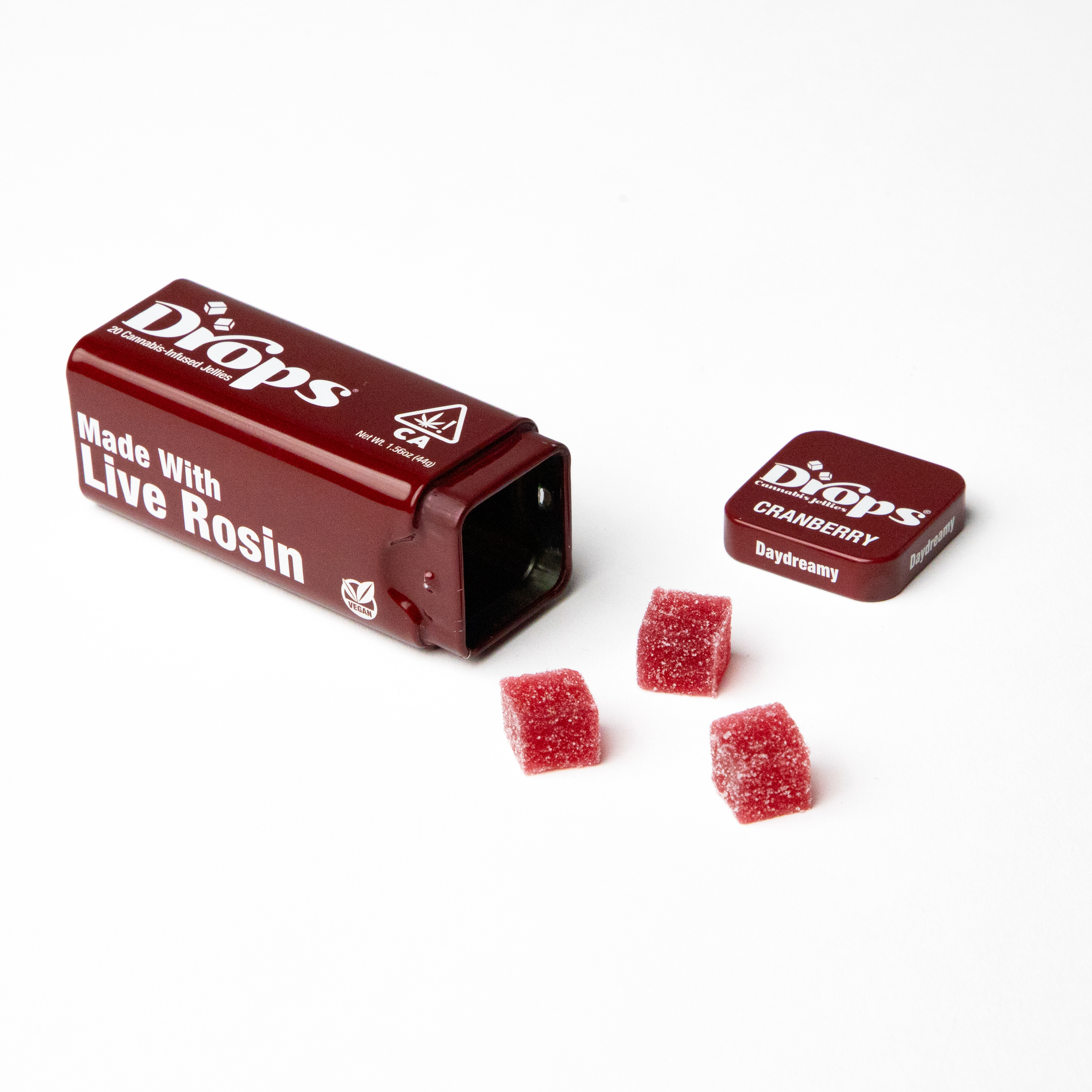 Photograph of product: Drops | Enhanced 20 Pieces | Cranberry (Focused Energy) | 1:1:1:1