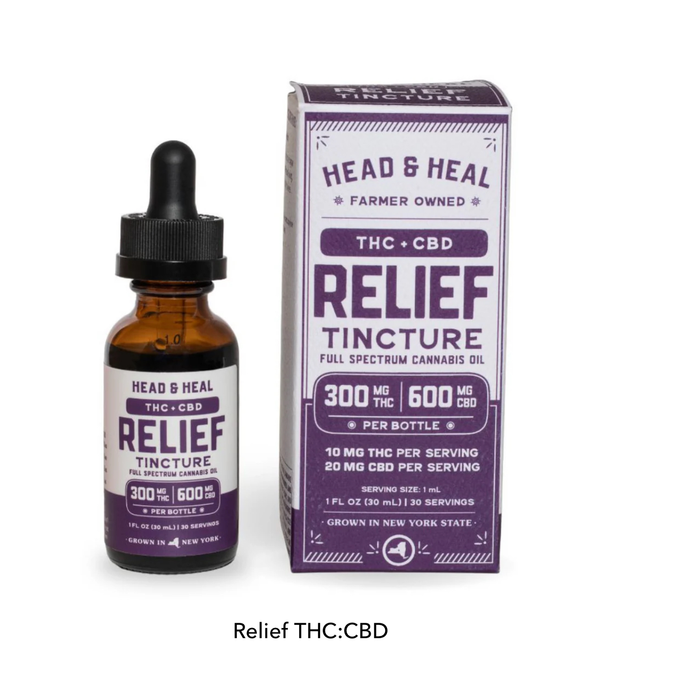 Photograph of product: Relief - TH-oui/CBD Tincture - Head & Heal