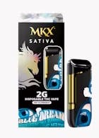 Photograph of product: MKX - Disposable 2g - Blue Dream