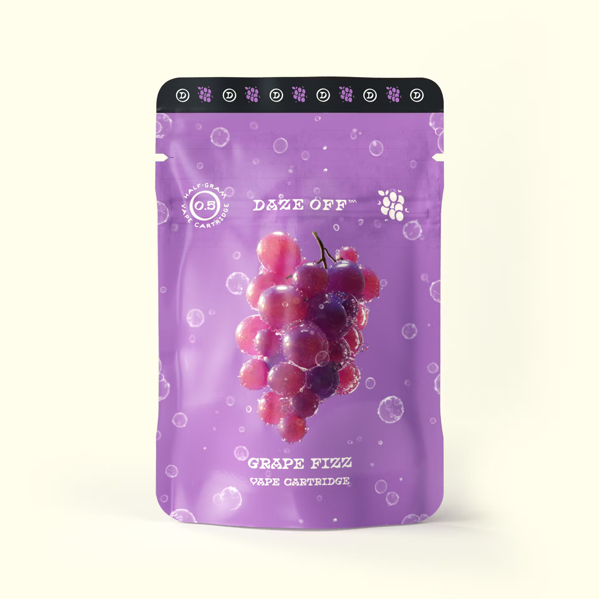 Photograph of product: DAZE OFF - CART DISTILLATE - 1G - GRAPE FIZZ - HYBRID