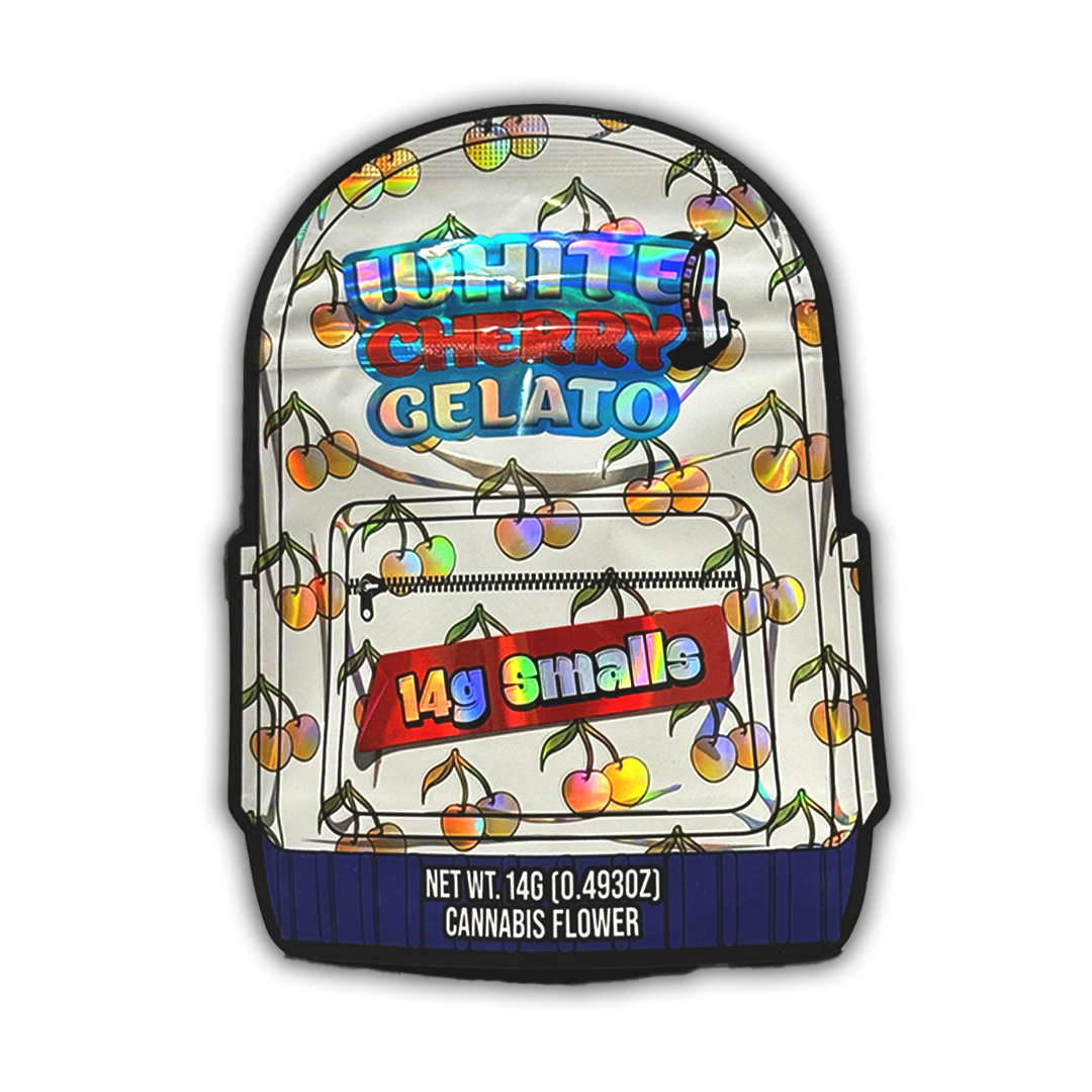 Photograph of product: Backpack Boyz Smalls - White Cherry Gelato - 14g