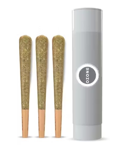 Photograph of product: Ozone | Rainbow Chip | 3pk Pre-Rolls