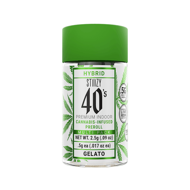 Photograph of product: 40's Gelato | .5x5 Infused Preroll Pack - 