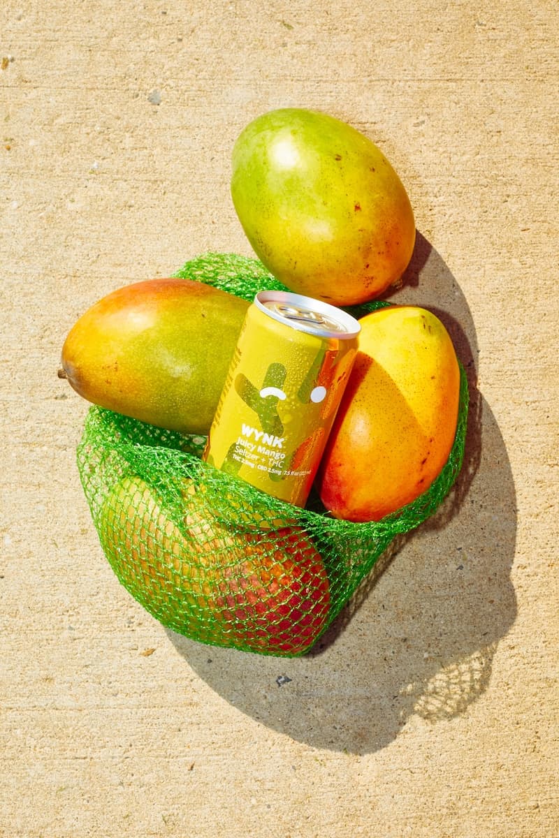 Photograph of product: 1:1 Juicy Mango (3mg CBD/3mg TH-oui) 12oz Can