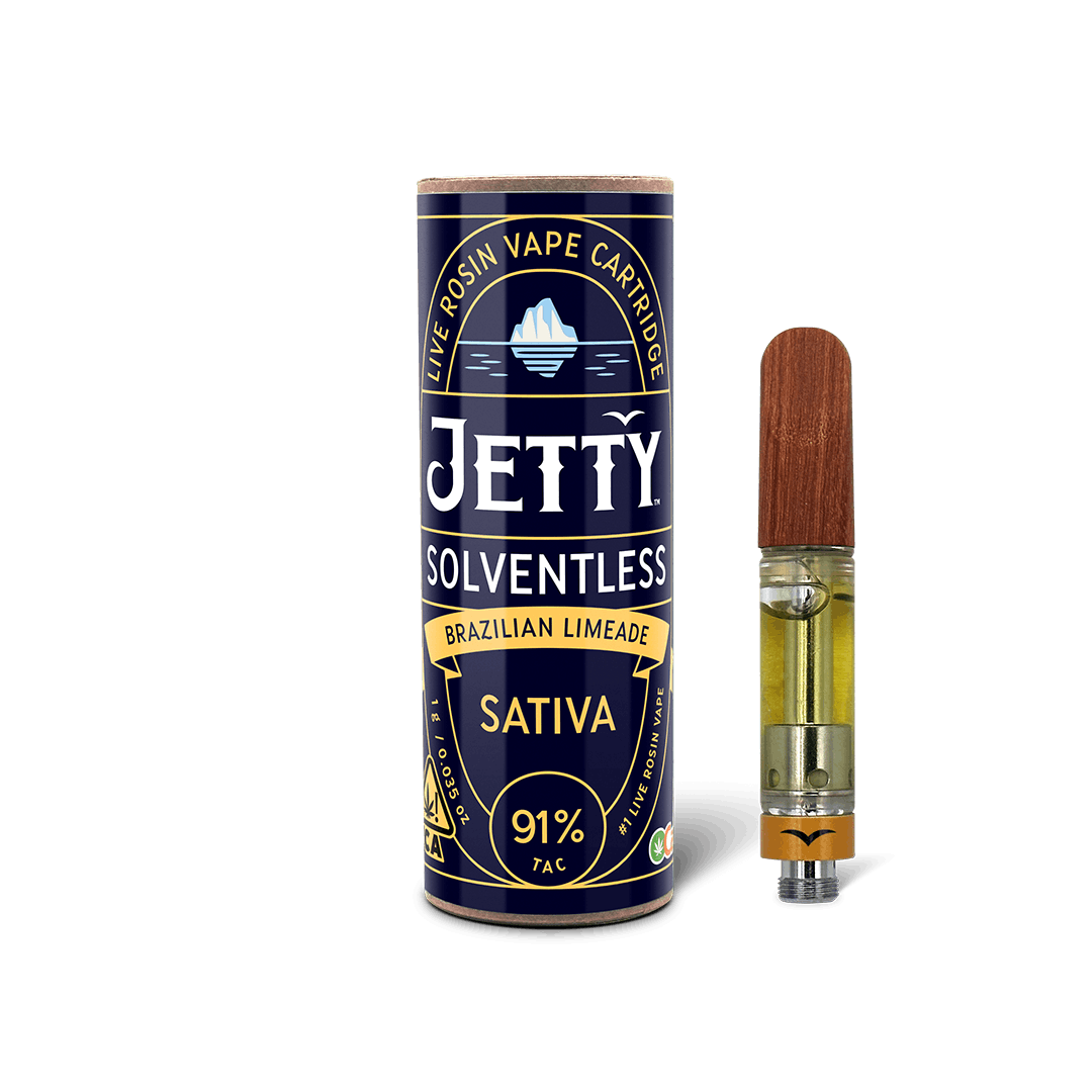 Photograph of product: JETTY - Cartridge - Brazilian Limeade - Solventless - 1G