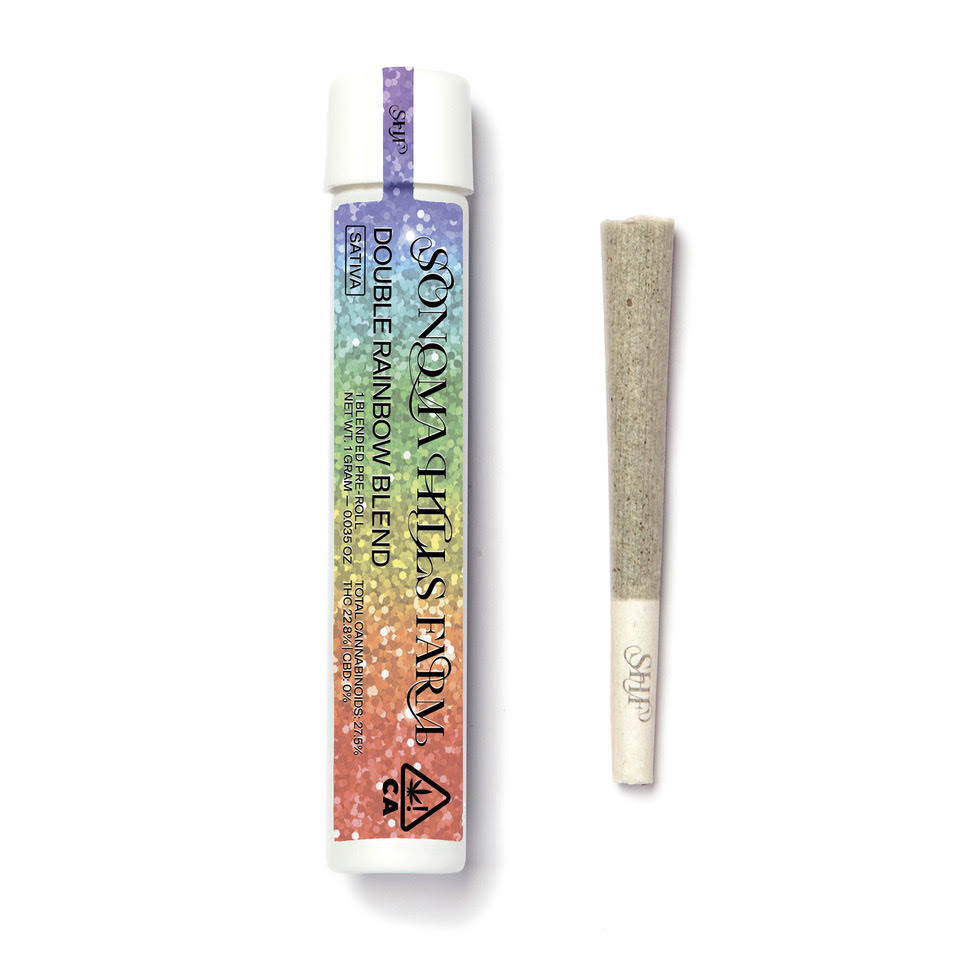 Photograph of product: Sonoma Hills Farm | Double Rainbow (S) | Single Strain Preroll Joint