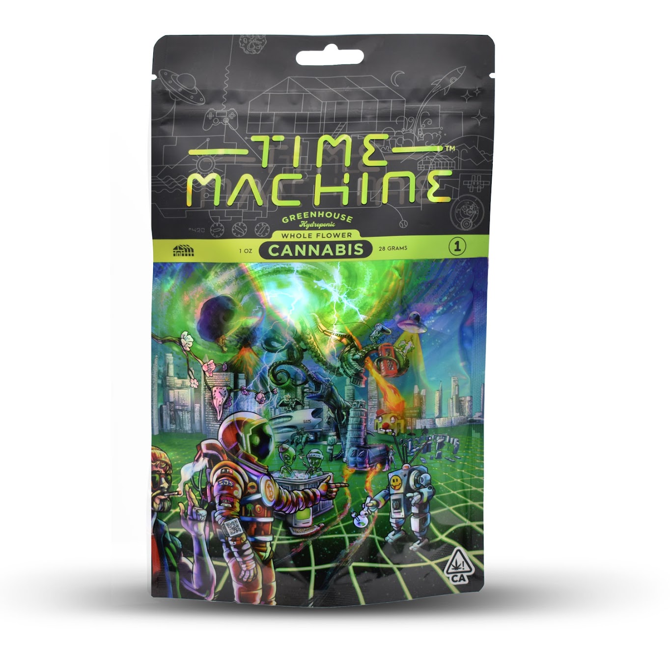 Photograph of product: Time Machine - Blue Dream (Oui'd) Smalls Flower - 28g