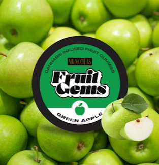 Photograph of product: Muncheas Green Apple | 100mg