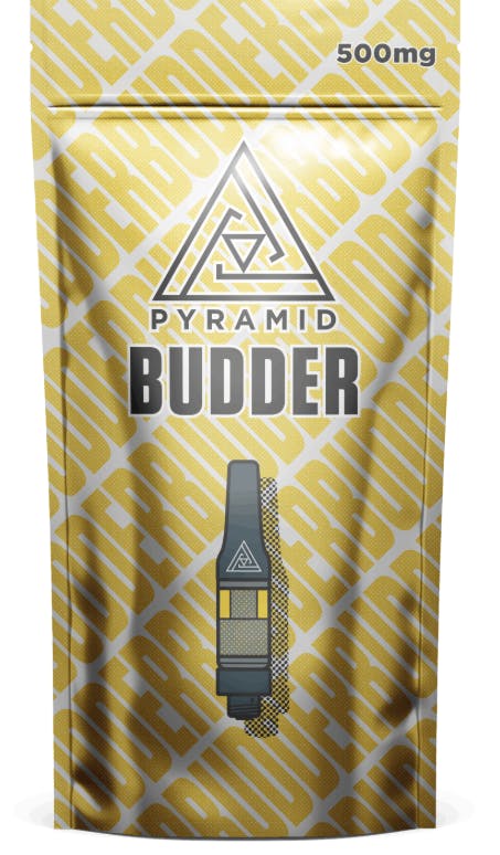 Photograph of product: Pyramid - Budder - Jonesberry Muffins - Vape Cart - 0.5g