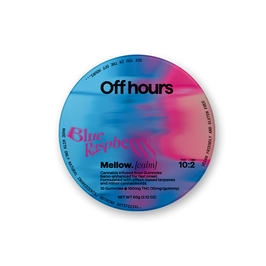 Photograph of product: Off Hours Mellow Gummy 100mg