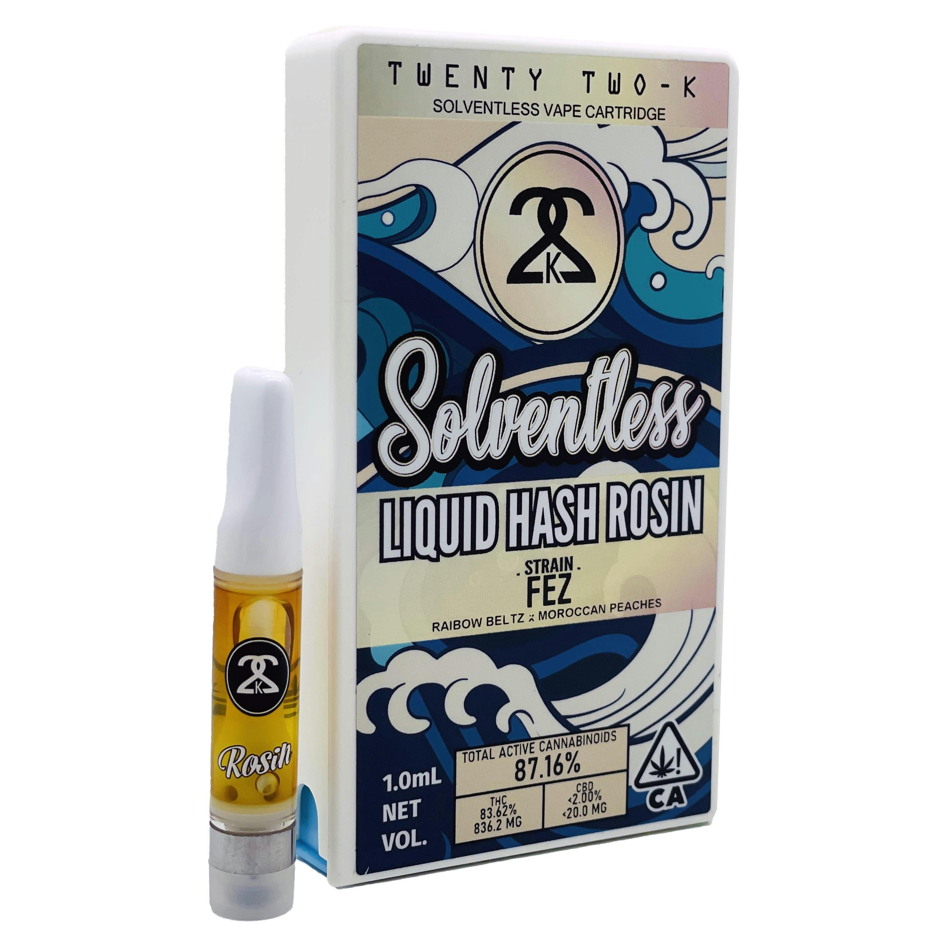 Photograph of product: FEZ - LIQUID au chocolat ROSIN 1.0ML CART