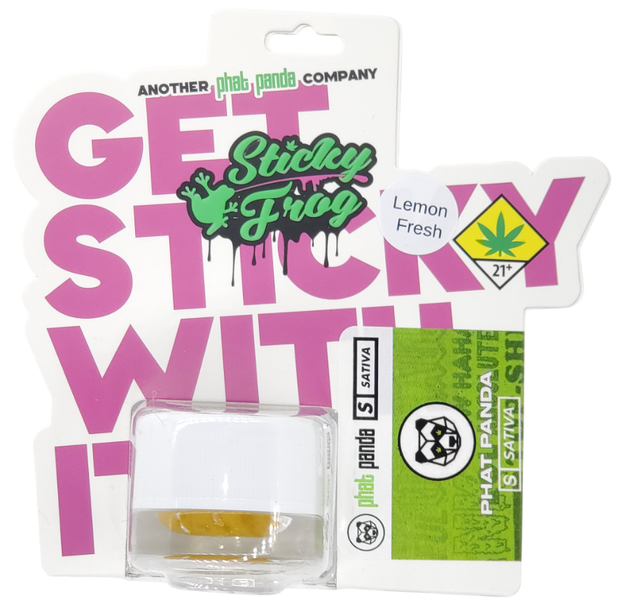 Photograph of product: Sticky Frog CON Lemon Fresh Hydrocarbon Extract Cake Batter 1g