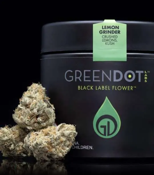 Photograph of product: Green Dot - Pre-Packed - Lemon Grinder (S) - 3.5g