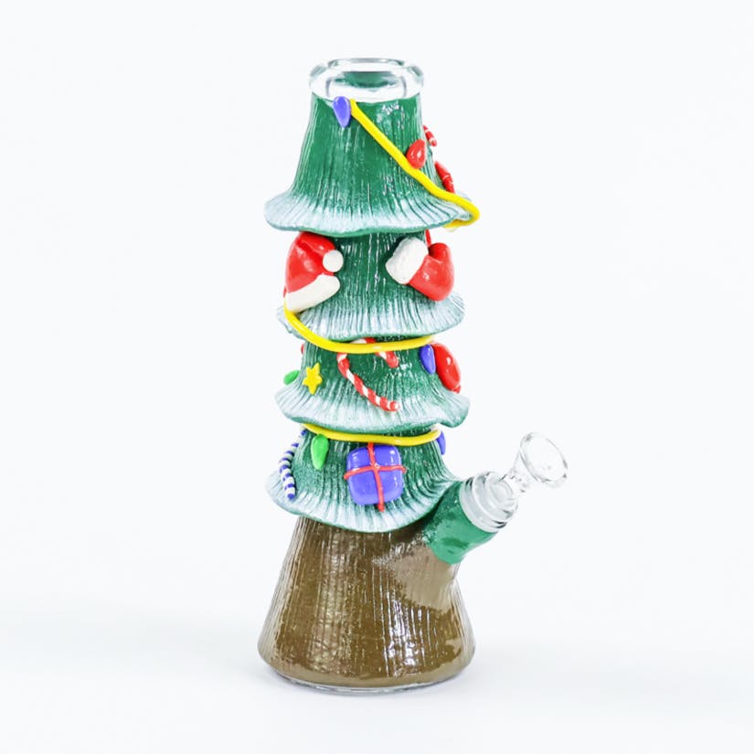Photograph of product: 10" Christmas Tree Bong