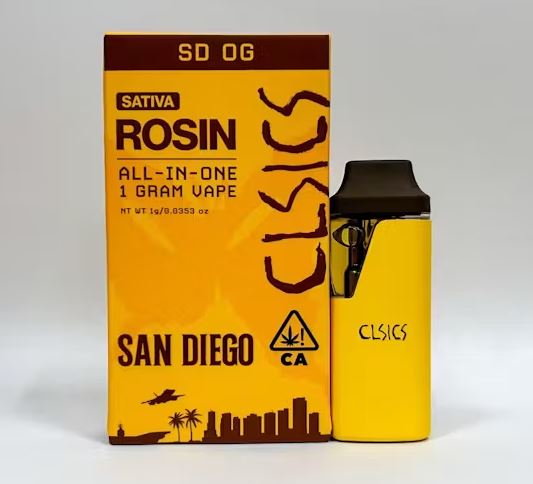 Photograph of product: CLSICS SD OG 1g Rosin All In One Vape