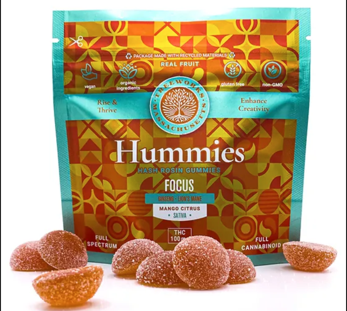 Photograph of product: Focus Hummies - 100mg - Treeworks