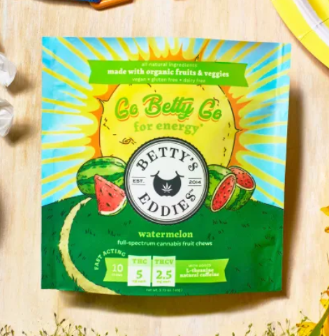 Photograph of product: Chews - Energy Watermelon - 2:1 (TH-oui:TH-ouiV) - 10Pcs - 50mg