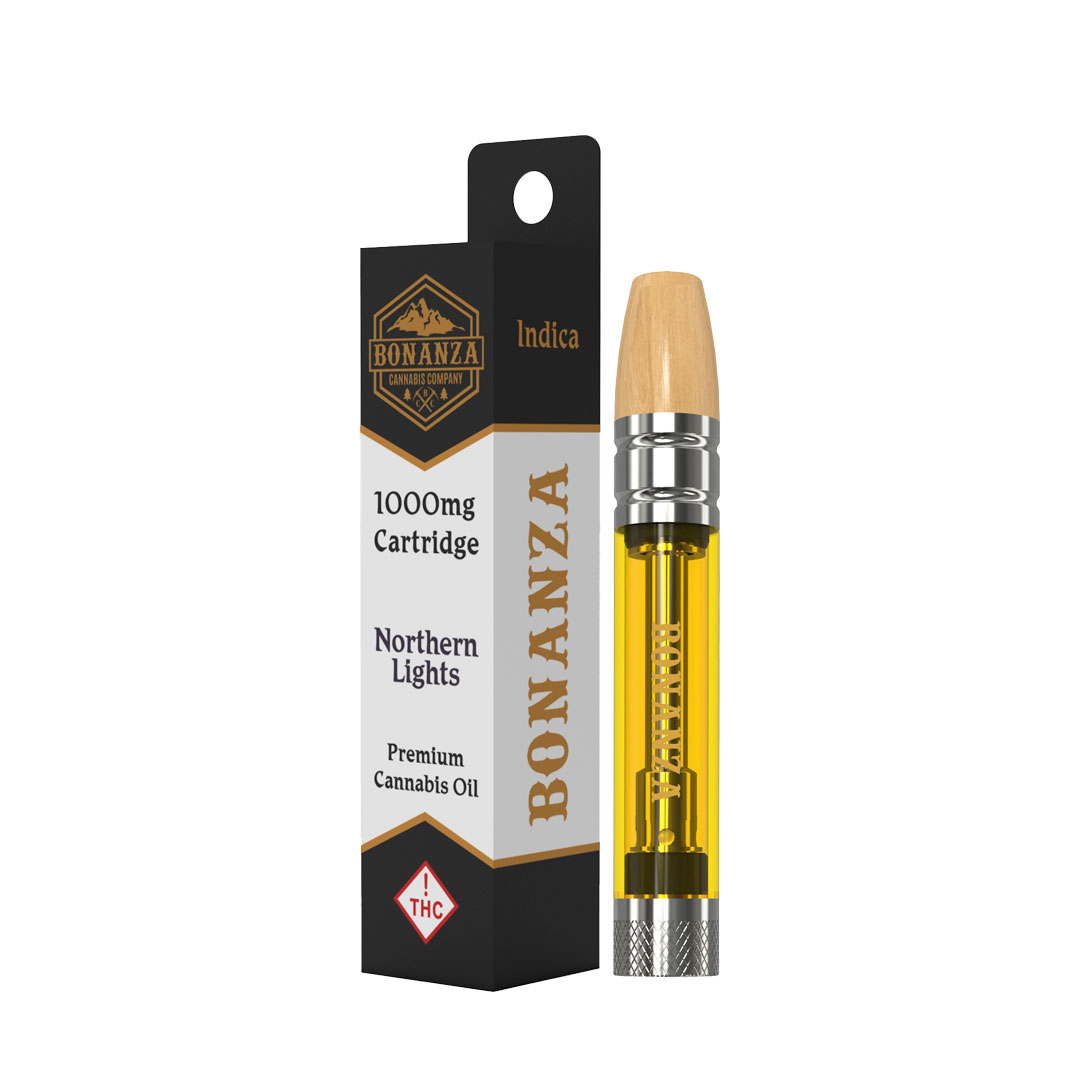 Photograph of product: Bonanza | 1g Cartridge | Northern Lights (Oui'd)