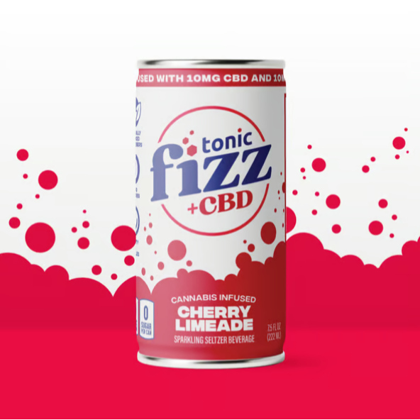 Photograph of product: (Drink) Tonic Fizz | Cherry Limeade 1:1 (TH-oui,CBD) (7.5oz) - Hybrid
