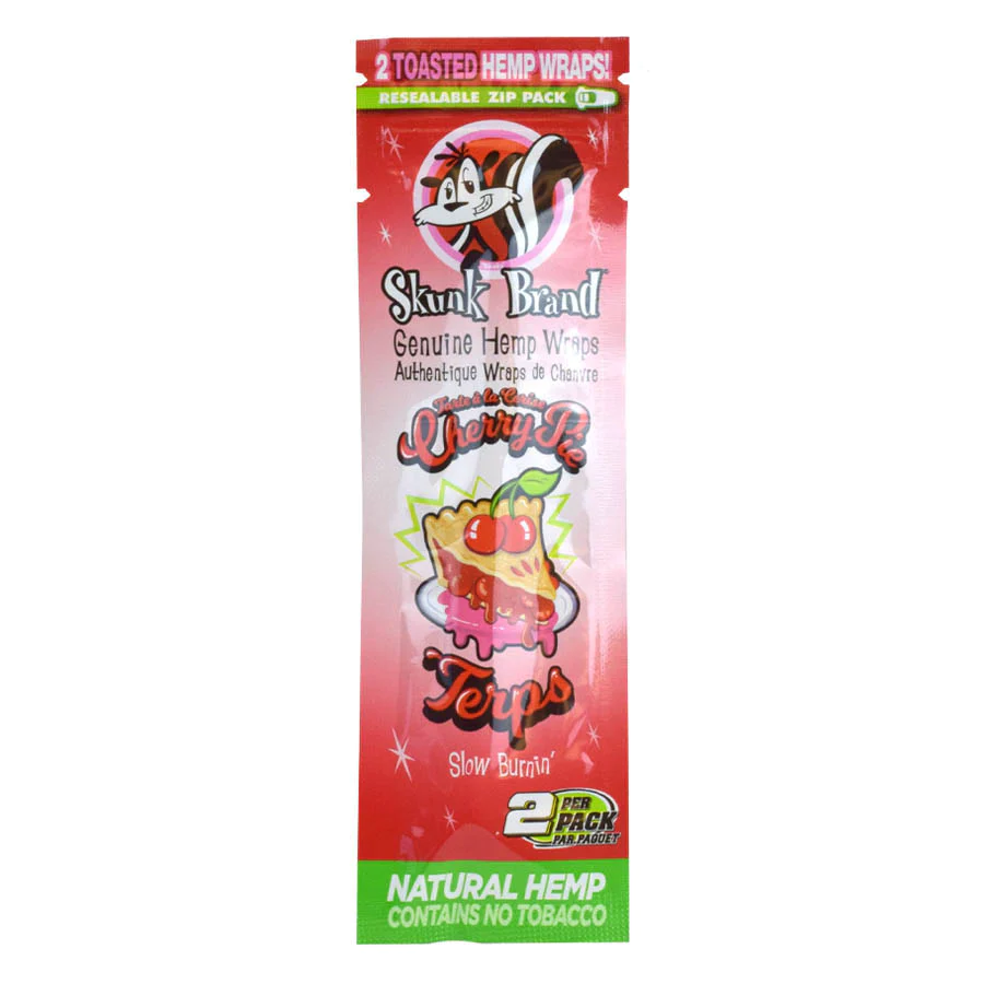 Photograph of product: Skunk Brand Cherry Pie 2pk Terp Enhanced Hemp Wraps