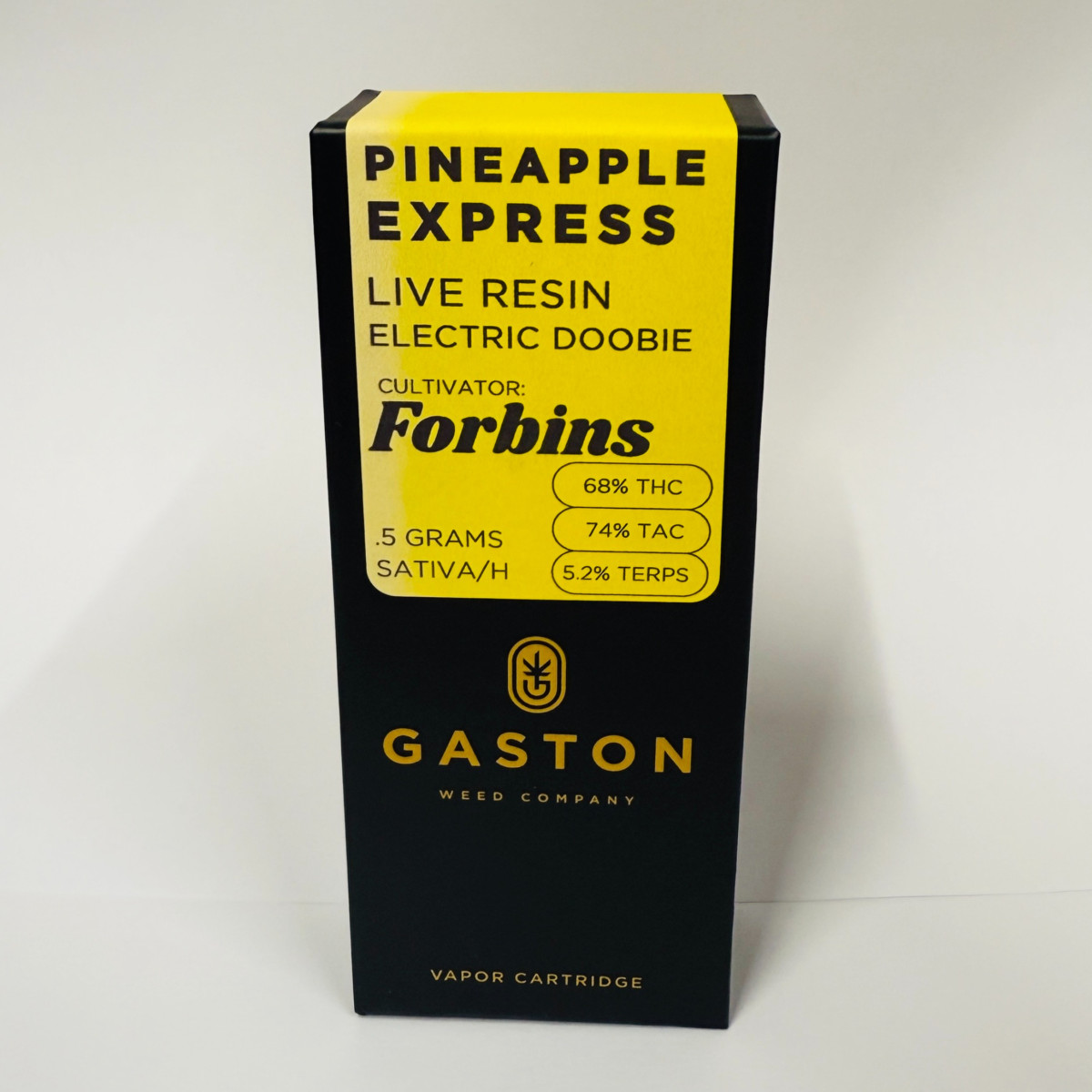Photograph of product: Gaston | Pineapple Express | .5g Live Resin Cart
