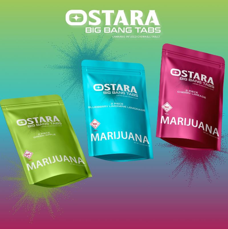 Photograph of product: OSTARA - BIG BANG TABS GREEN APPLE 2PK 100MG