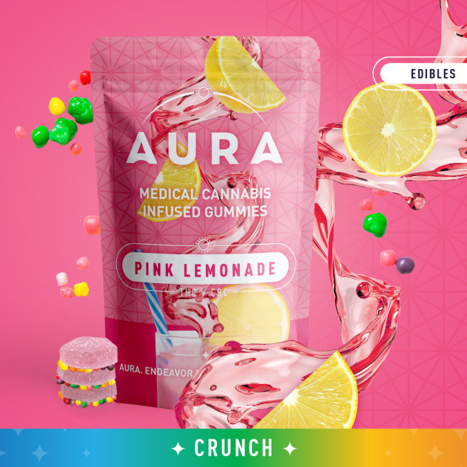 Photograph of product: Pink Lemonade Crunch Entourage | Gummies | [570.54mg]