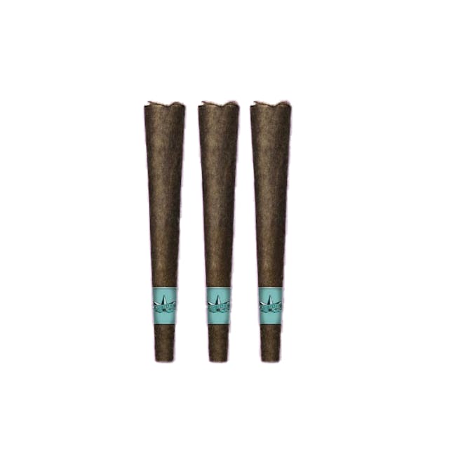 Photograph of product: Orange Push Pop Mini Moonrock Blunts - 
