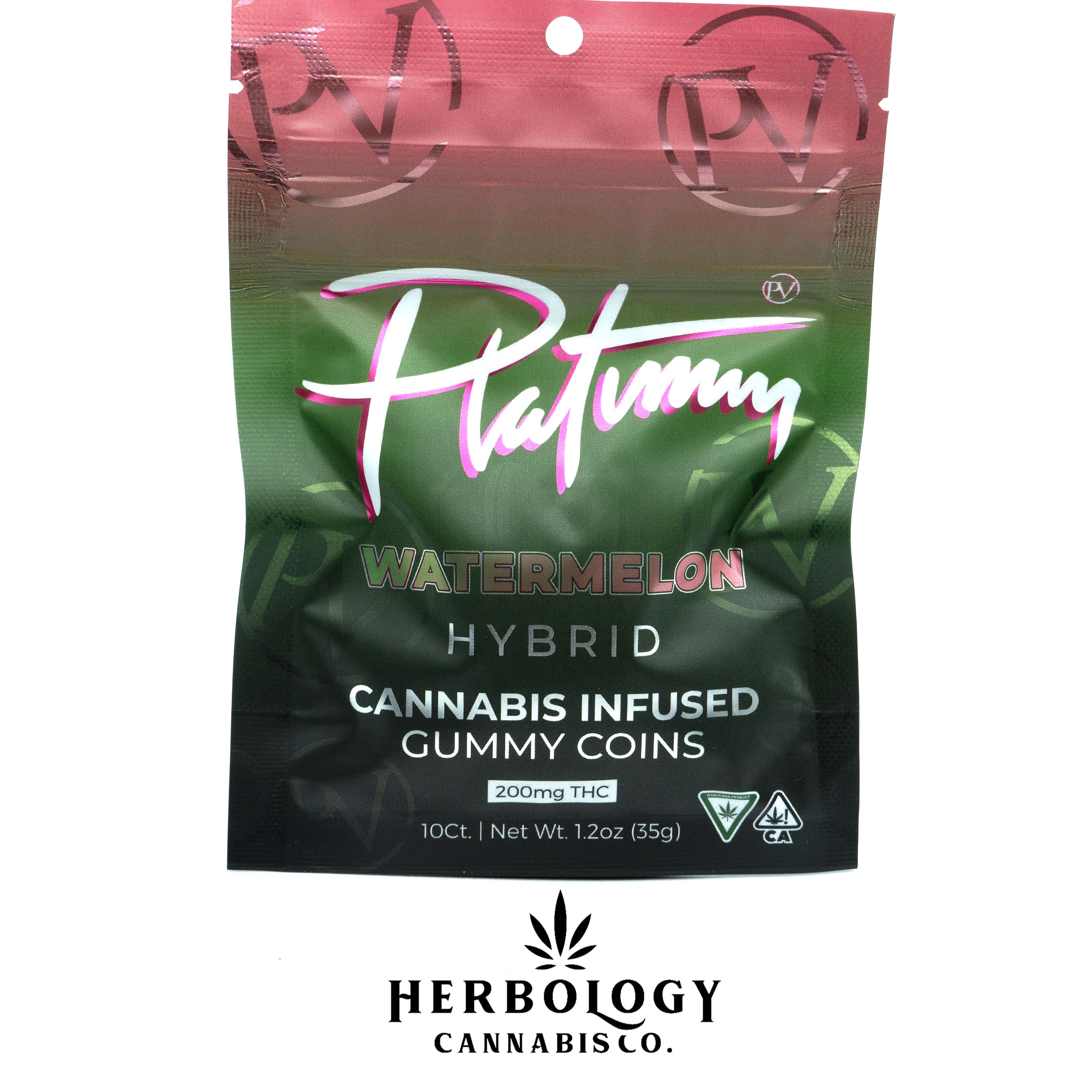 Photograph of product: Platinum Vape | Gummy | Watermelon | 200mg