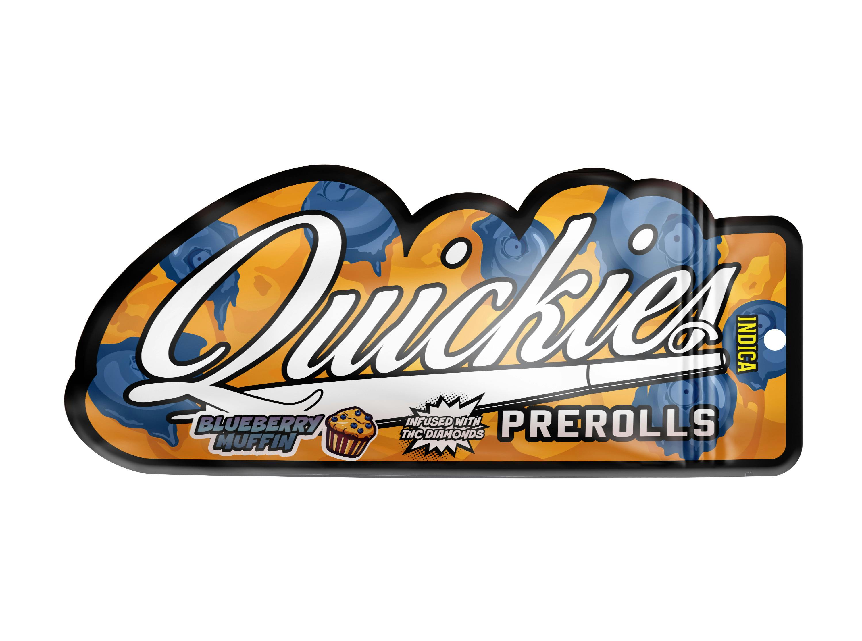 Photograph of Product: BLUEBERRY MUFFIN INFUSED PREROLL | 1G | INDICA