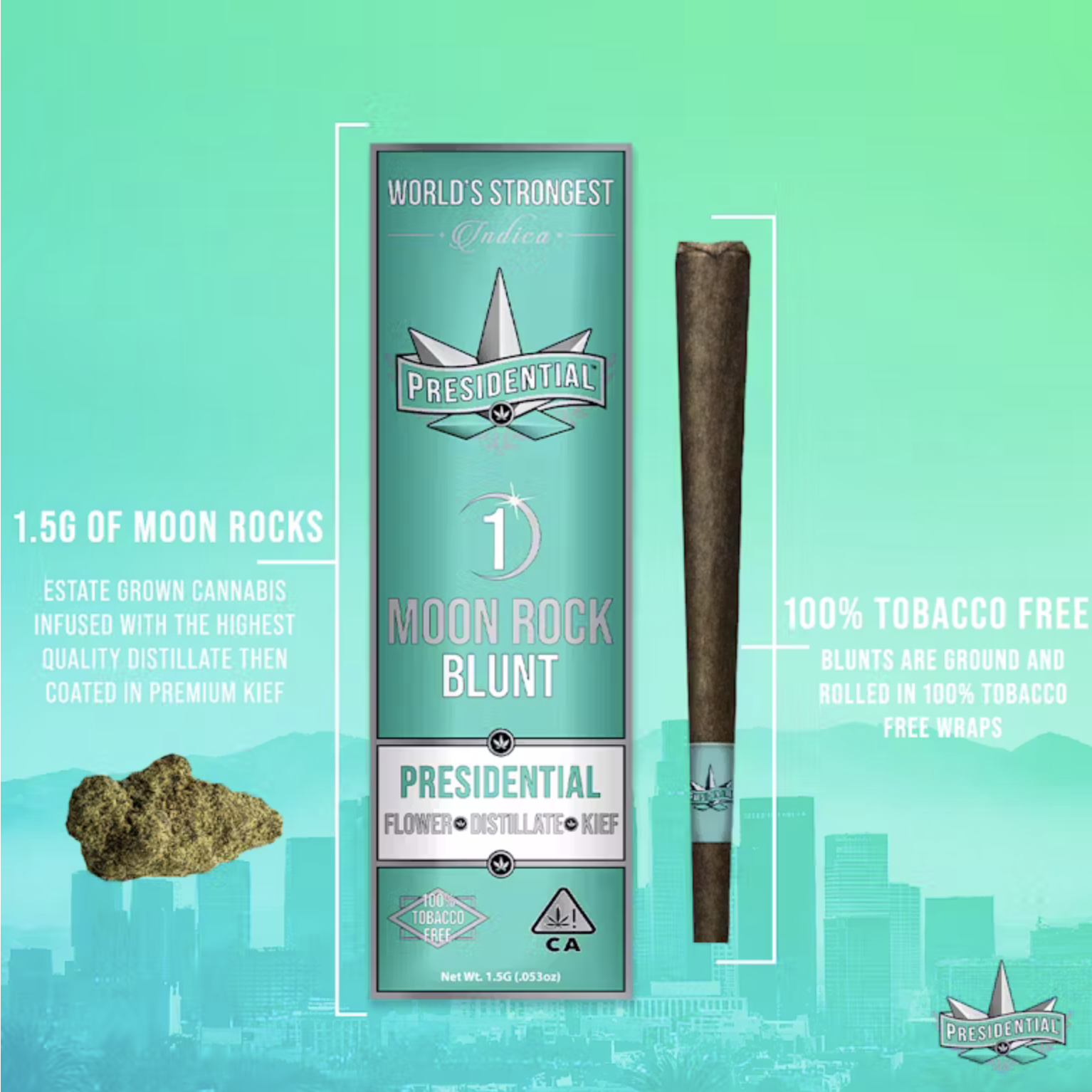 Photograph of product: Presidential Moon Rock  Blunt - Classic