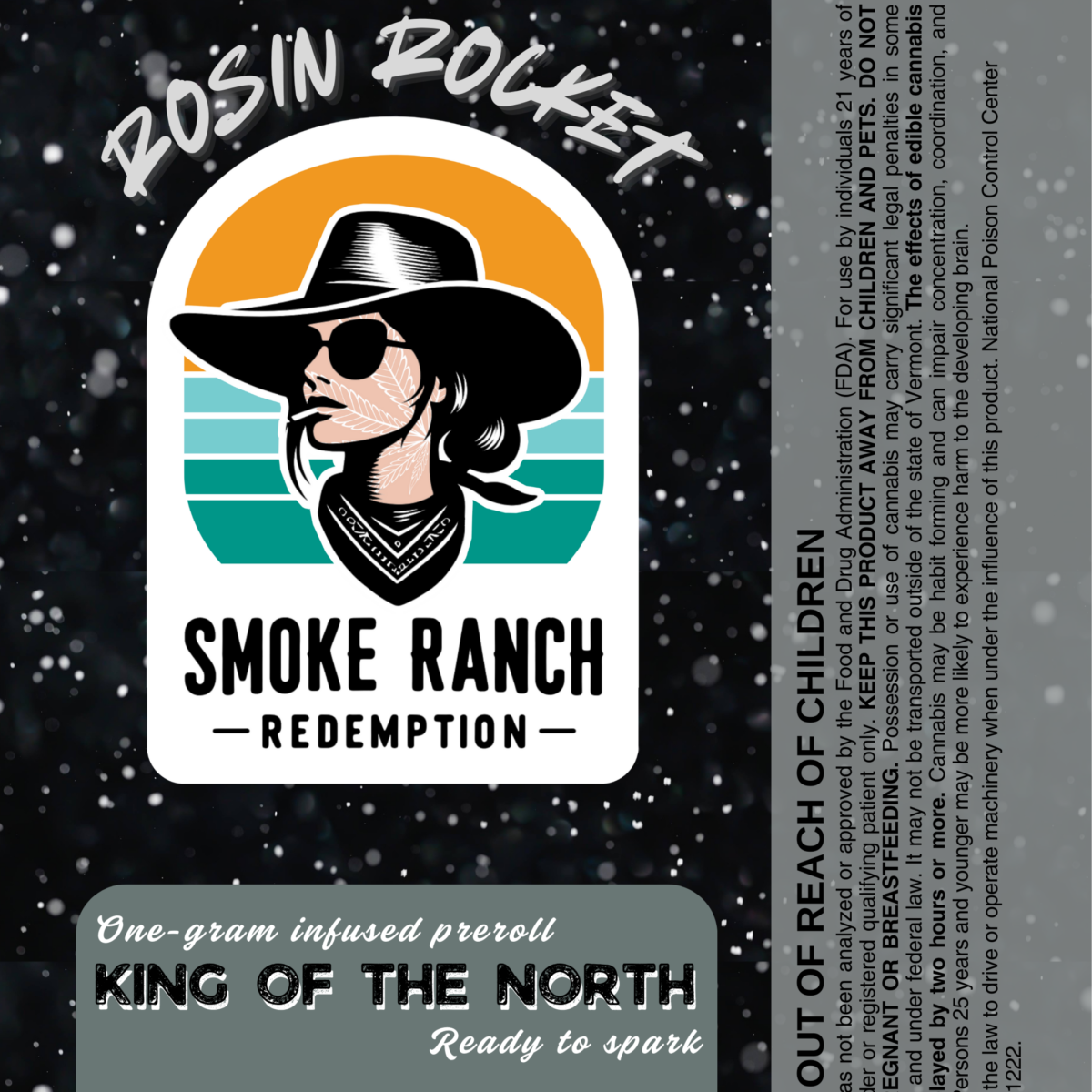 Photograph of product: Smoke Ranch | King Of The North | .85g Infused Pre Roll