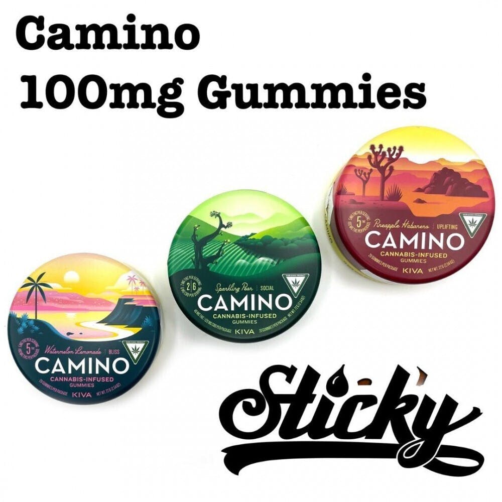 Photograph of product: REC Camino Wild Berry Gummies 200mg (20mg x 10)