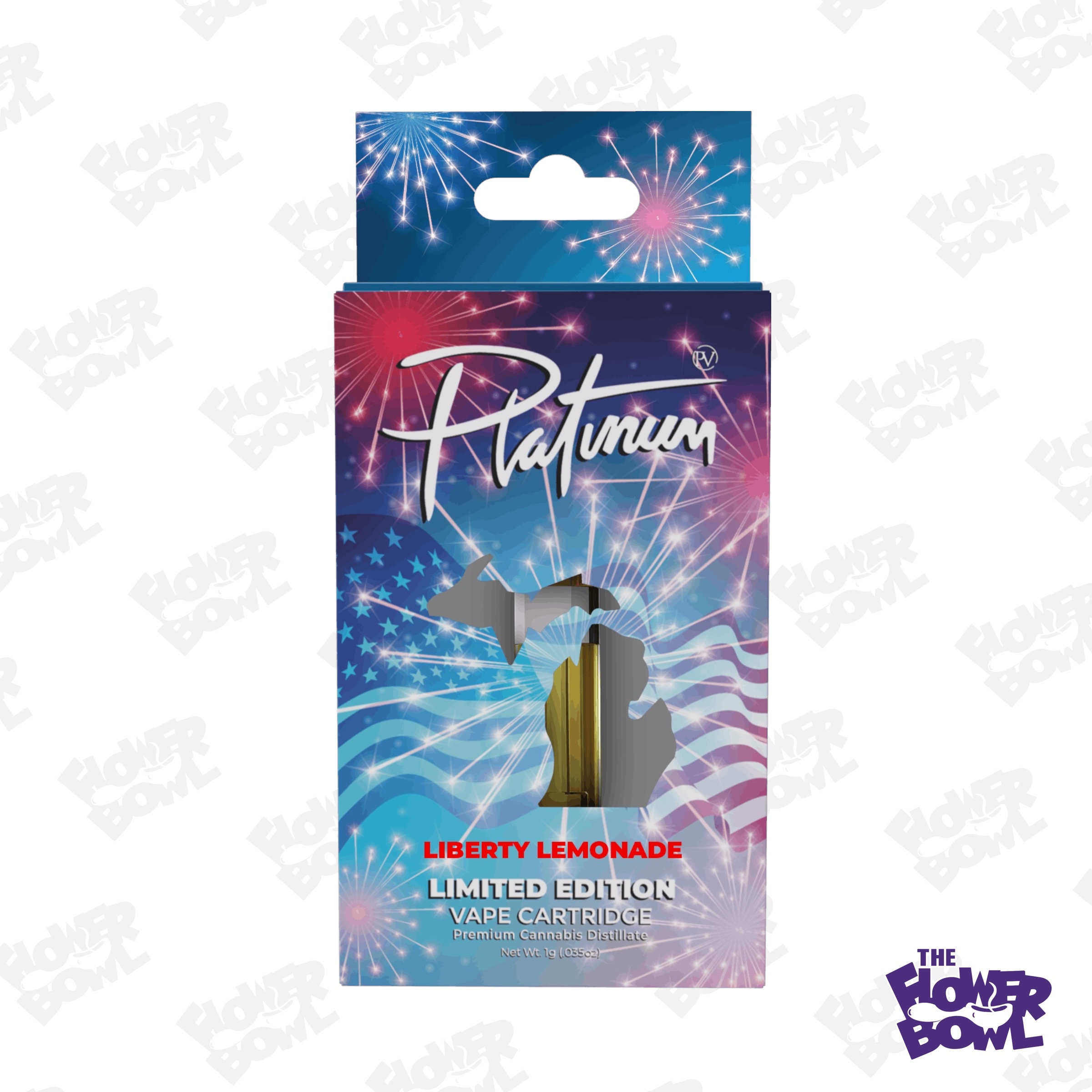 Photograph of product: AU PV: Liberty Lemonade (Limited 4th of July) 1G Vape